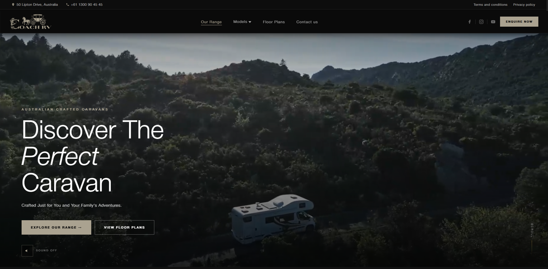 Coach RV Caravans official website
